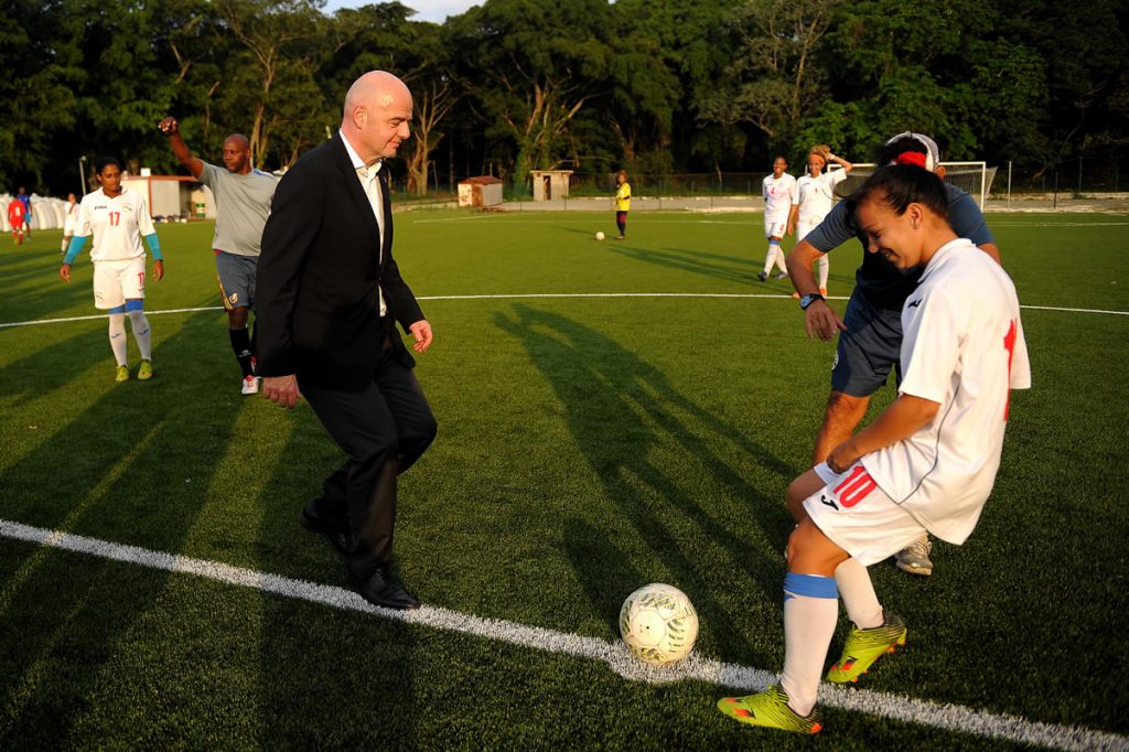 Gianni Infantino, titular de la FIFA. Foto: AFP