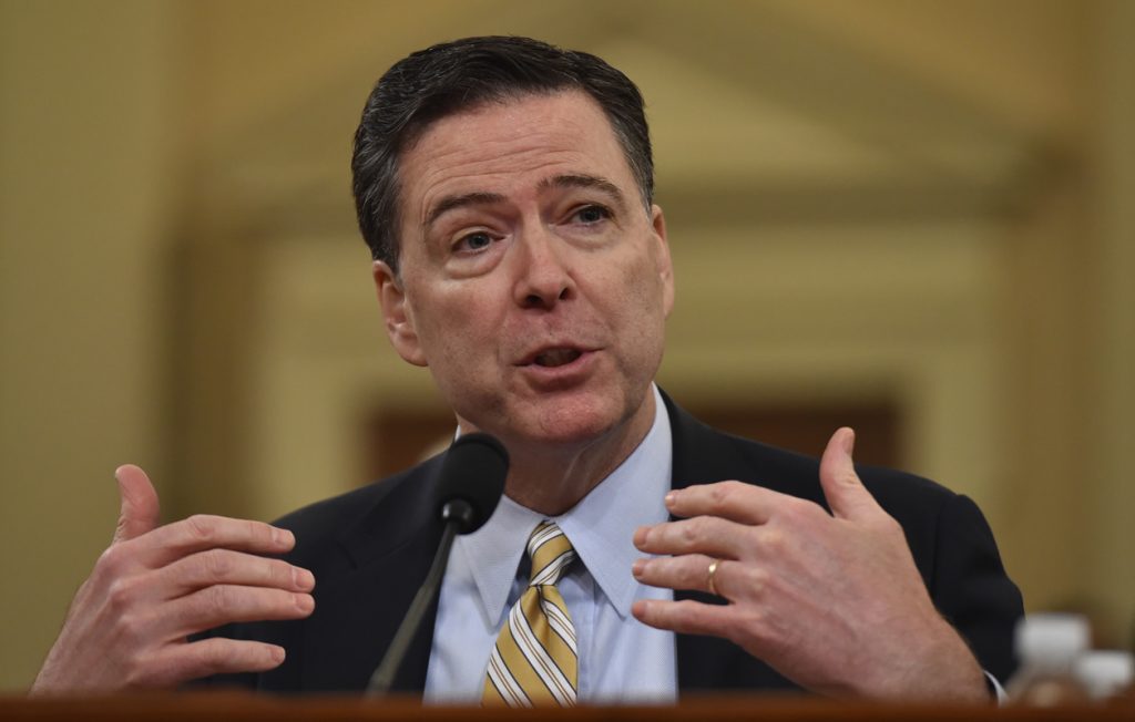 James Comey.Foto: AFP