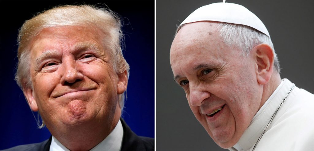 El Heraldo de México. Donald Trump y el papa Francisco. Foto: Reuters