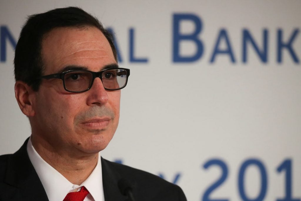 Steven Mnuchin. Foto: Reuters