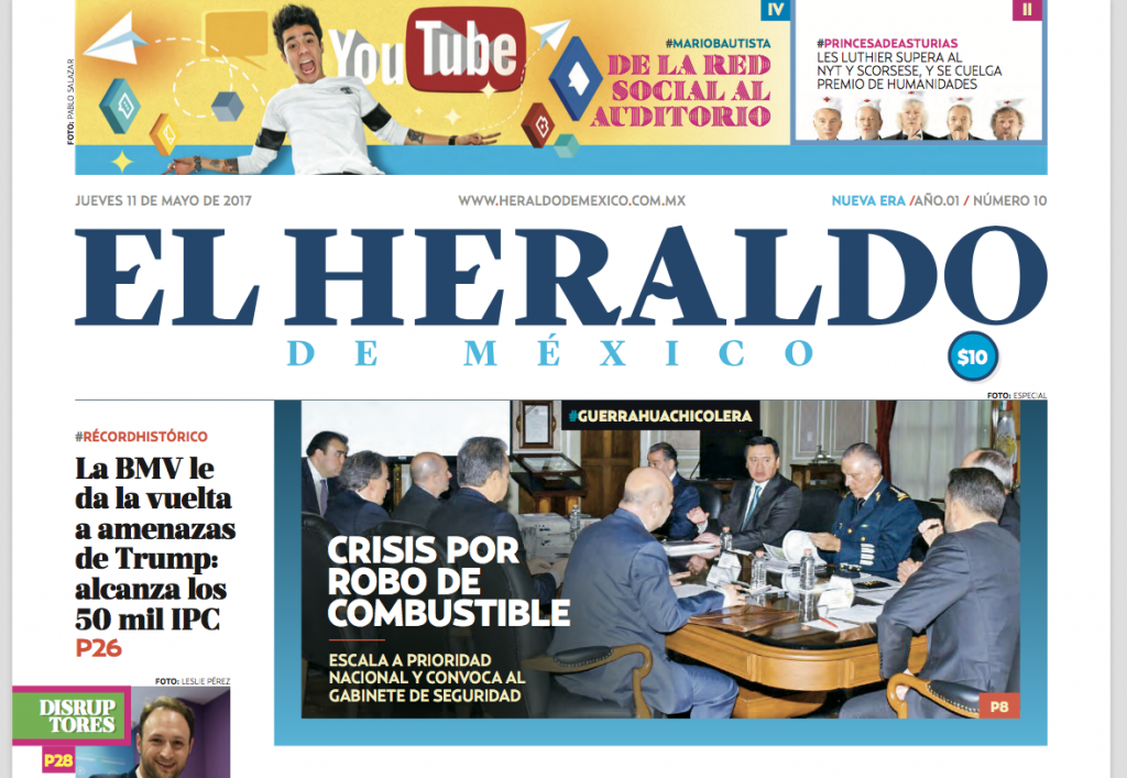 EDICIÓN IMPRESA: 11 DE MAYO 2017