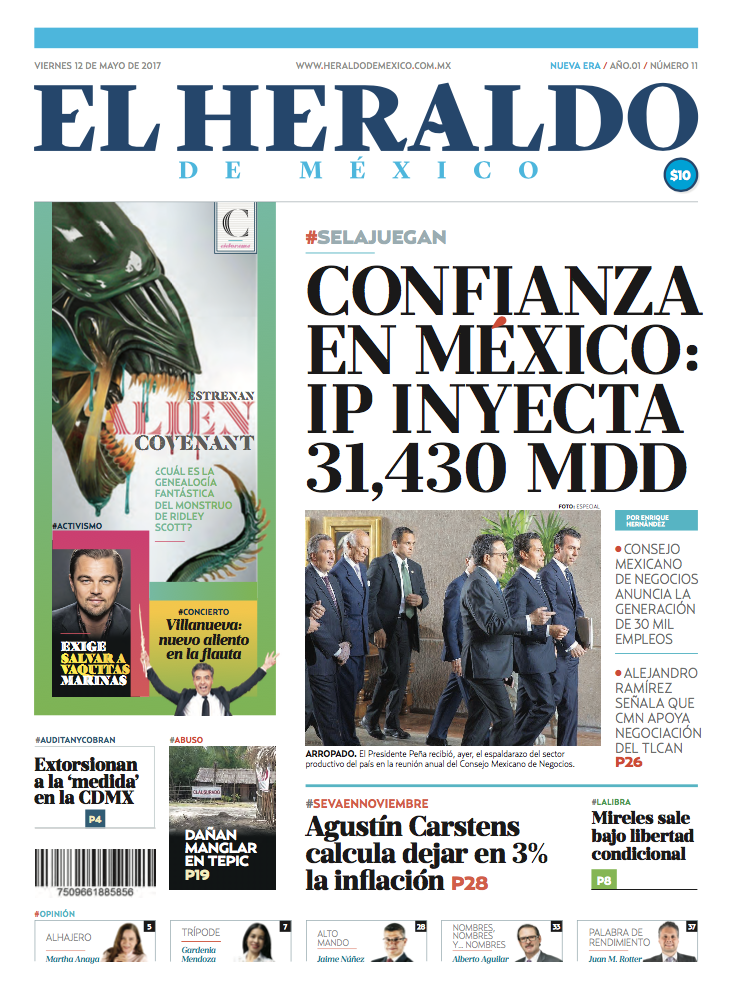 EDICIÓN IMPRESA: 12 DE MAYO 2017