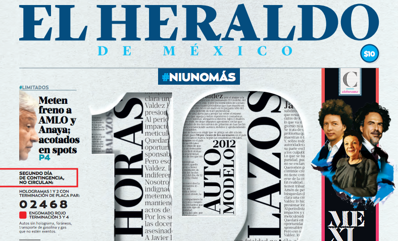 EDICIÓN IMPRESA: 17 DE MAYO DE 2017