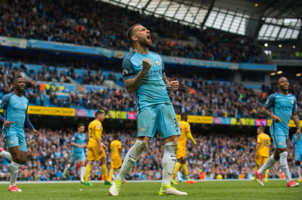FOTO EFE. El argentino Nicolás Otamendi marcó el quinto gol