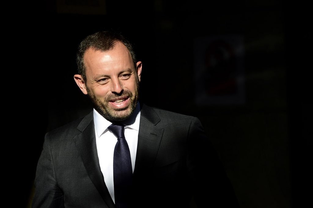 FOTO AFP. Rosell también tiene pendiente el caso de corrupción en el fichaje de Neymar