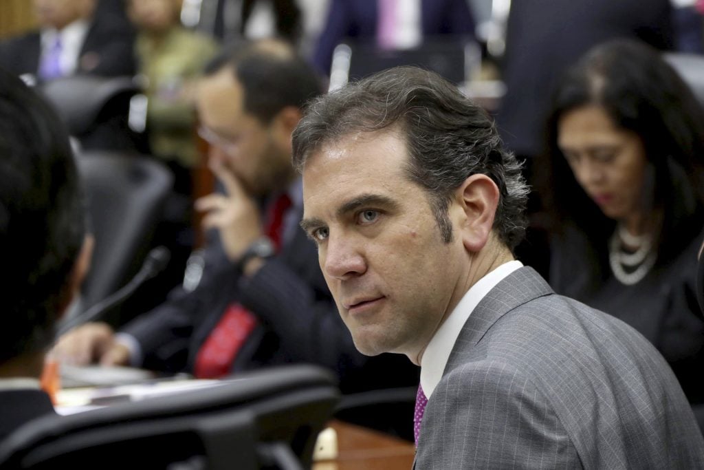 Lorenzo Córdova, consejero presidente del Instituto Nacional Electoral. FOTO: INE /CUARTOSCURO