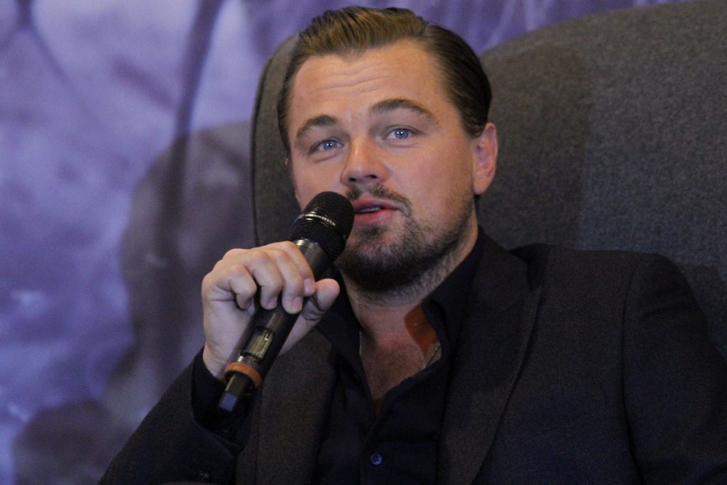 Leonardo Dicaprio durante su visita a México en 2015. Foto:Notimex