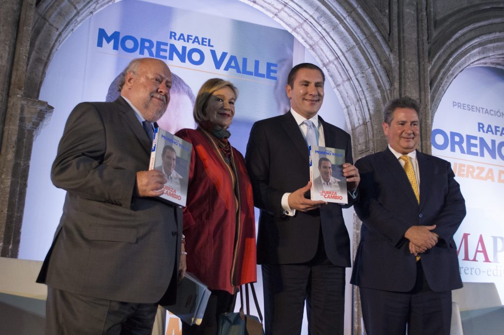 El exgobernador en la presentación de su libro en abril de este año. CUARTOSCURO.