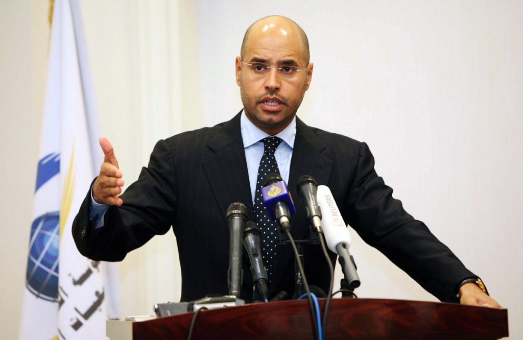 FOTO EFE. Saif al Islam era la cara 'amable' del régimen de su padre Al Gadafi