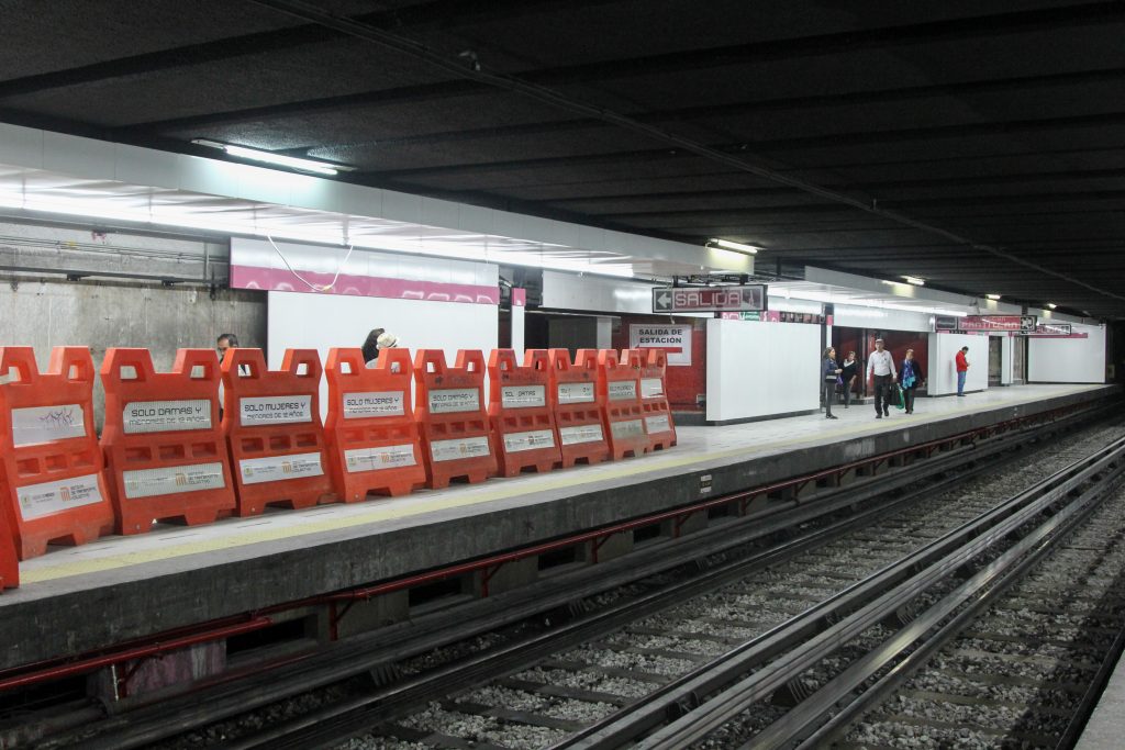División de vagones del metro de la CDMX. @Cuartsocuro.com