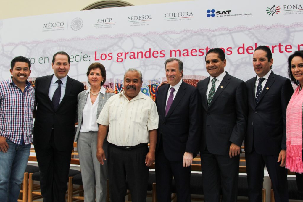Eruviel Ávila, María Cristina García Cepeda, Andón Punzo, José Antonio Meade Kuribreña, Silvano Aureoles Conejo, Francisco Domínguez, y Liliana Romero Medina. CUARTOSCURO.