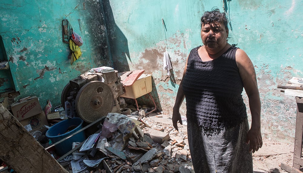 Más de mil casas serán demolidas por daños del sismo