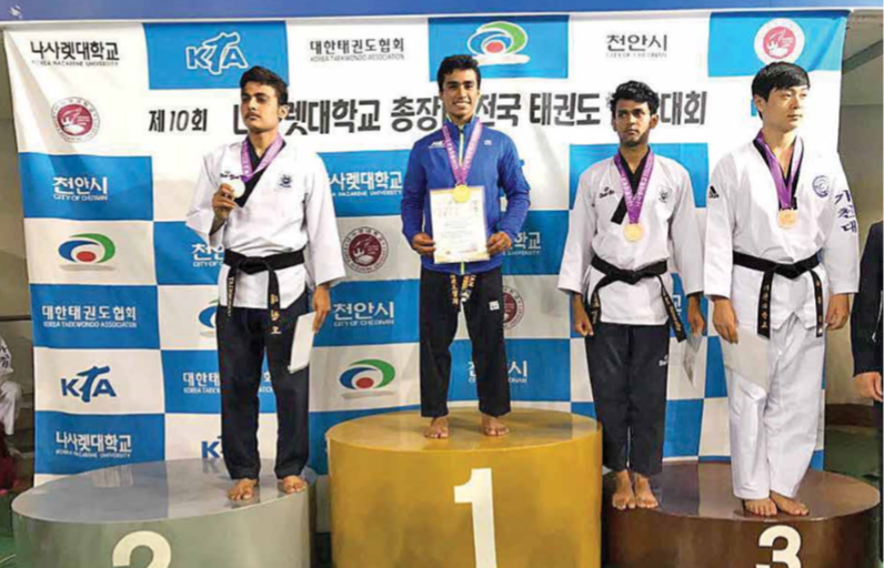 Bryan Herrera, entre el campo y el taekwondo se formó el campeón