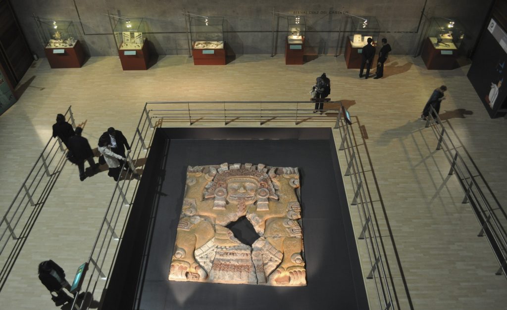 Escultura de Tlaltecuhtli. CIUARTOSCURO.