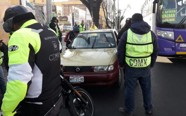 Sancionan a 82 conductores de transporte público en la CDMX