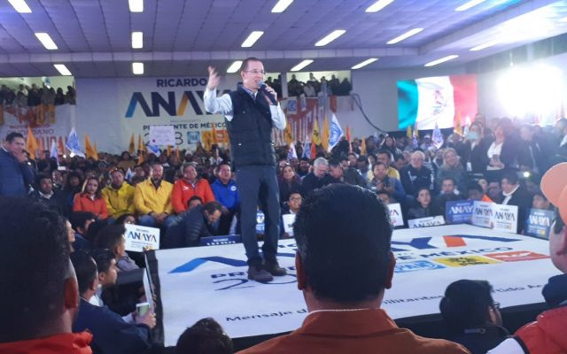 Ricardo Anaya, precandidato de la Coalición Por México al Frente a la presidencia de México, aseguró que su campaña va “subiendo como la espuma”