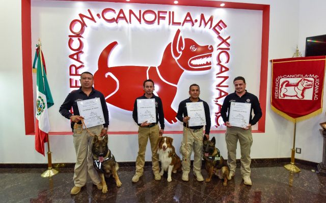 Reconocen Unidad Canina de Naucalpan