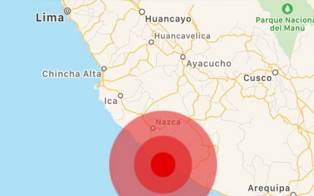 Sacude fuerte sismo el sur de Perú