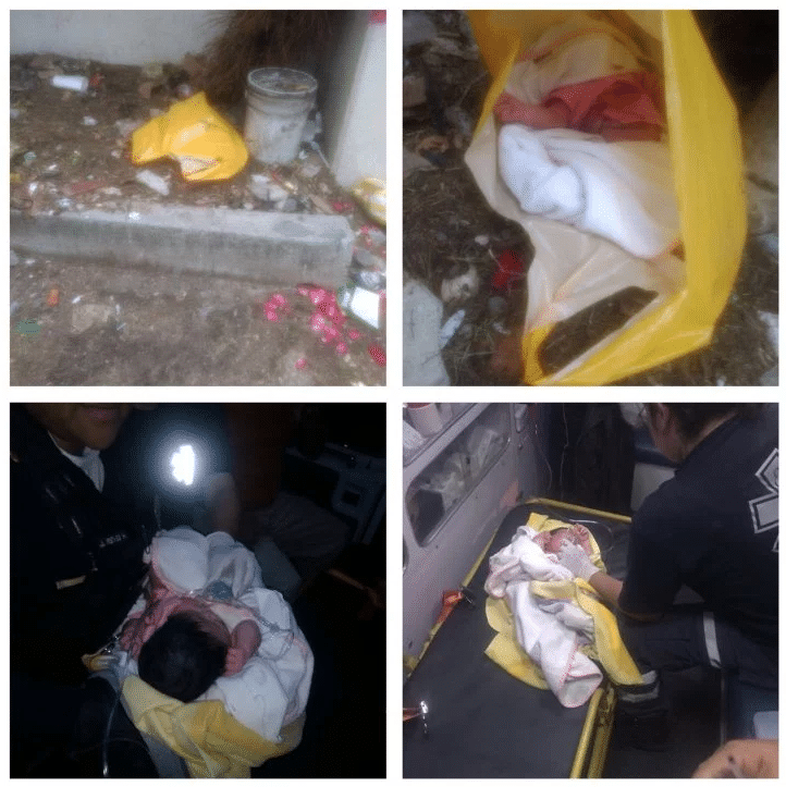 Abandonan a bebé en Eje 6 Sur y Churubusco, delegación Iztapalapa