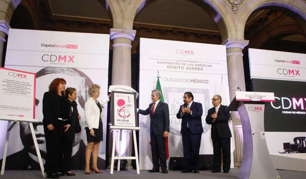 Conmemoran en Tampico 212 aniversario del natalicio de Benito Juárez