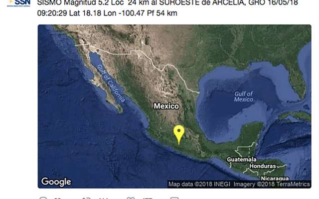 Guerrero sin daños tras sismo, reporte preliminar de Astudillo