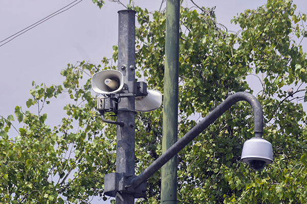 El C5 recuerda que durante las pruebas de los altavoces, el sonido de la alerta en los altavoces de la capital del país será distinto al que comúnmente se emite cuando se detecta un sismo, por lo que explícitamente se escuchará: “Prueba de Audio”. FOTO: CUARTOSCURO
