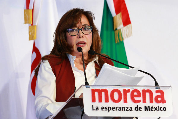 La dirigente destacó que ganaron cinco nuevas gubernaturas. FOTO: NOTIMEX