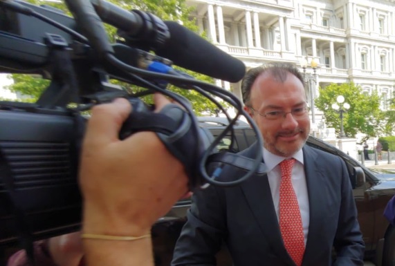 Videgaray precisó que el anuncio de este miércoles no significa una nueva coordinación o un nuevo mecanismo de cooperación (Foto: @SRE_mx)