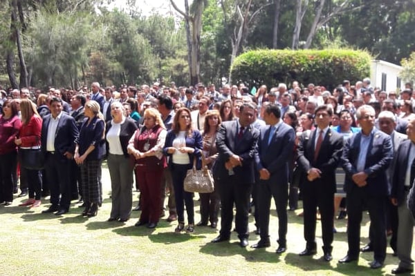 La evacuación del inmueble se realizó sin contratiempos. FOTO: ESPECIAL