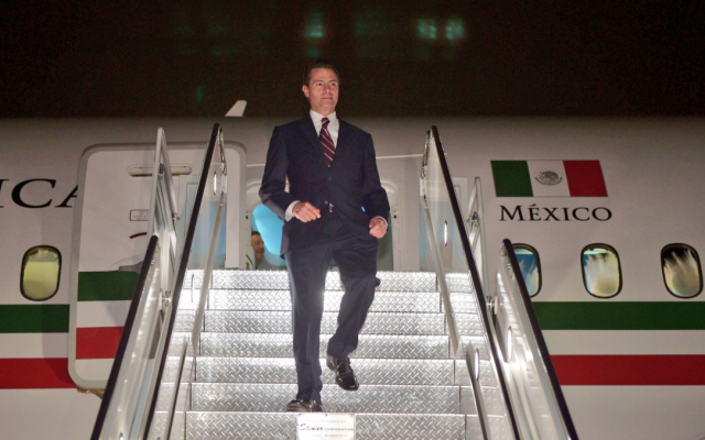 Peña Nieto ordena desde Nueva York atender desbordamiento en Peribán, Michoacán. Foto: @ESanchezHdz