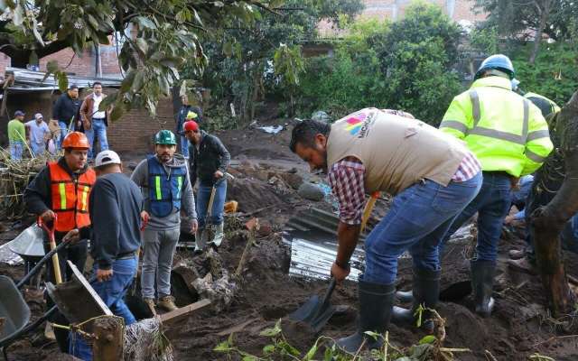 Suman muertos por lluvias en Peribán, Michoacán. Foto: Especial