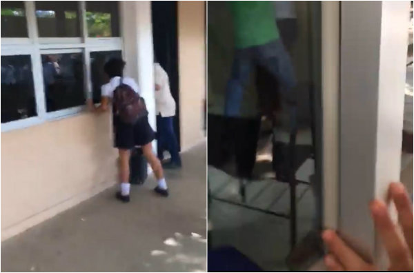 Hasta el momento se desconoce el estado de salud del herido, que supuestamente tenía rencillas con el joven armado, por una estudiante del mismo plantel
