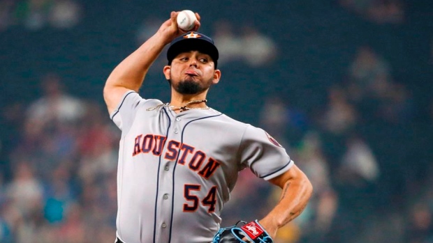 Un cargo de asalto doméstico contra el cerrador de los Astros de Houston Roberto Osuna en Toronto fue retirado el martes. Foto: Especial