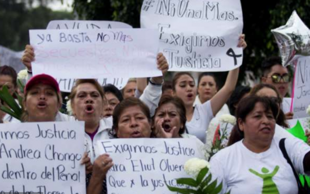 Hace días, pobladores exigieron justicia por los feminicidios