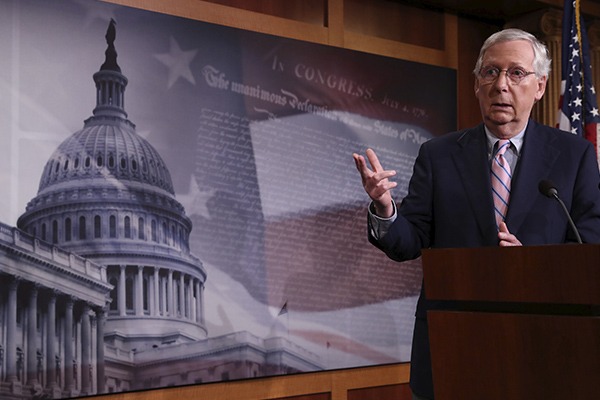 Mitch McConnell, líer republicano en el Congreso de EU. Foto: Reuters