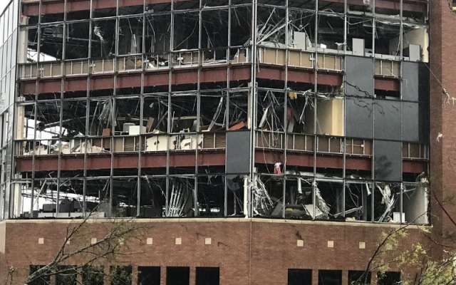 Destrucción en edificaciones que dejó el huracán Michael