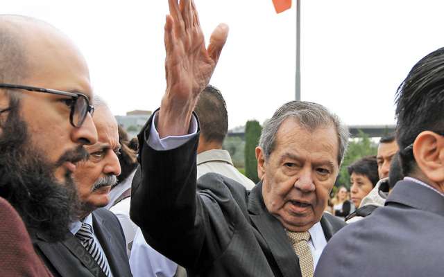 Porfirio Muñoz Ledo presentó la iniciativa en San Lázaro; de ser avalada, pasaría al Senado. Foto: Cuartoscuro.com