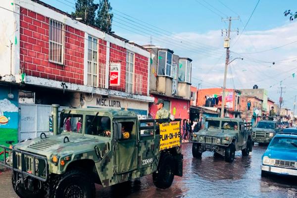 Las lluvias fueron derivadas del frente frío número 3. Foto: @SEDENAmx