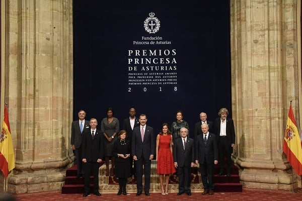 INTERNACIONALES. Estos galardones, entregados en España,
reconocen los valores de quienes trabajan por un mundo mejor. Foto: Notimex