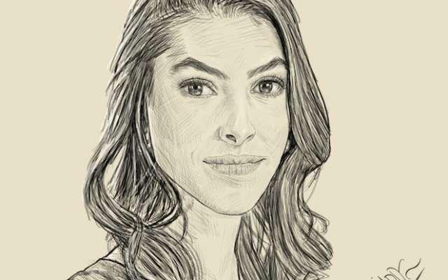Los días y los años, Sylvana Beltrones al rescate de la marca. Dibujo de Manjarrez