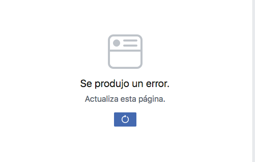 Usuarios reportan fallas en Facebook