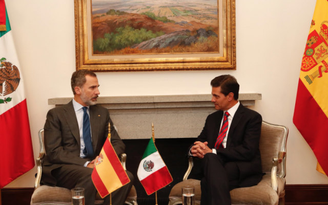 La reunión es por consideración de las relaciones excelentes de México con España. FOTO: @CasaReal