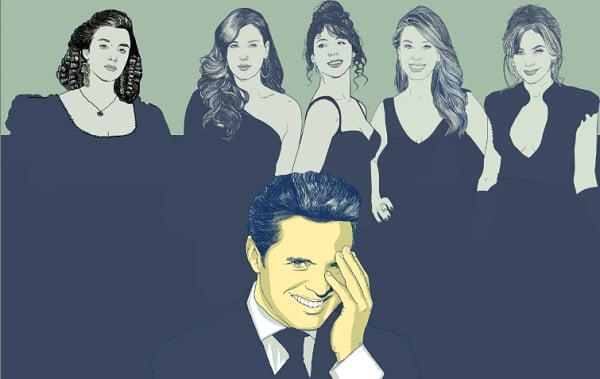 Luis Miguel fue el primer latino en
presentarse en el Madison Square Garden de Nueva York
en 1993. .ILUSTRACIÓN: ALLAN G. RAMÍREZ