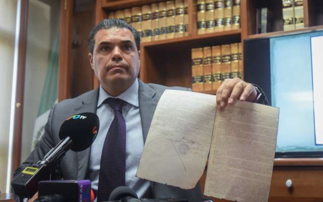 José de Jesús Guizar Nájera, subsecretario de Gobierno confirmó el robo y el inició de la carpeta de investigación SC/11/139/2018
