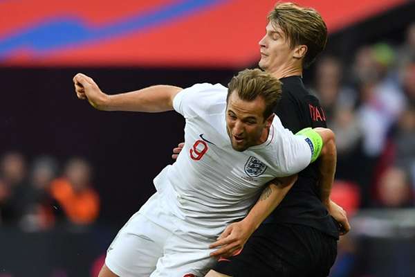 Inglaterra se tomó la revancha de las semifinales del Mundial y derrotó a Croacia (2-1), este domingo en Wembley. FOTO: AFP