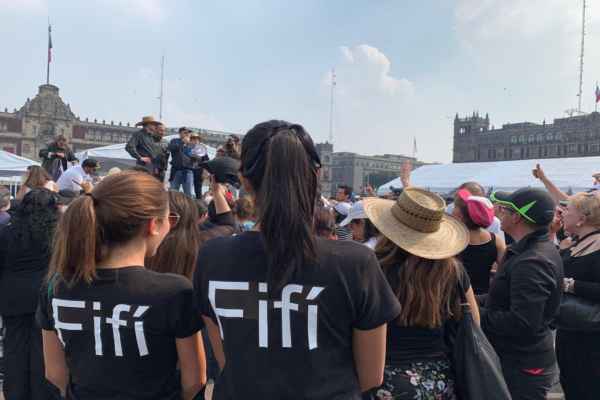 En caso de que haya una segunda Marcha Fifí, se pedirá a los asistentes que vistan de blanco. Foto: Manuel Durán