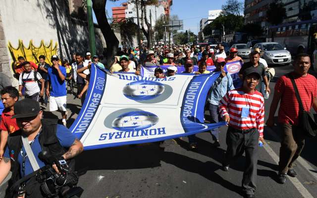 Hoy los migrantes marcharon a la sede de la ONU. FOTO: LESLIE PÉREZ