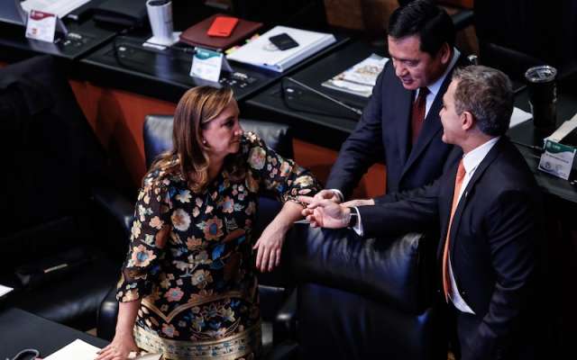 PRI y PRD son promotores del recurso. Foto: Nayeli Cruz / El Heraldo de México.