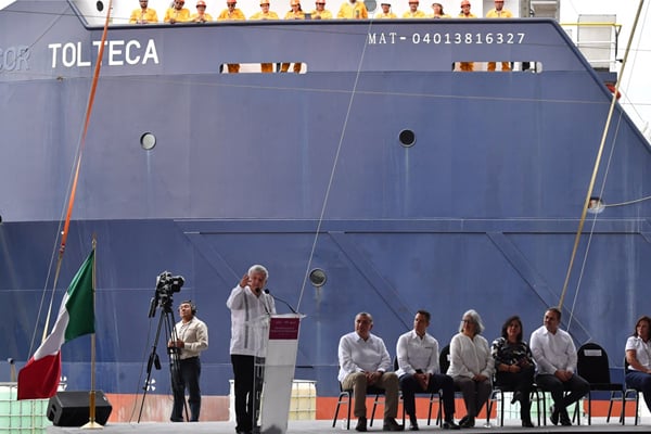 Indicó que Pemex se mudará a Campeche. FOTO: PABLO SALAZAR