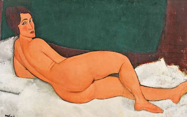 ORIGINALIDAD. Esta obra, Desnudo acostado, es la más
cara del mundo. Foto: Especial